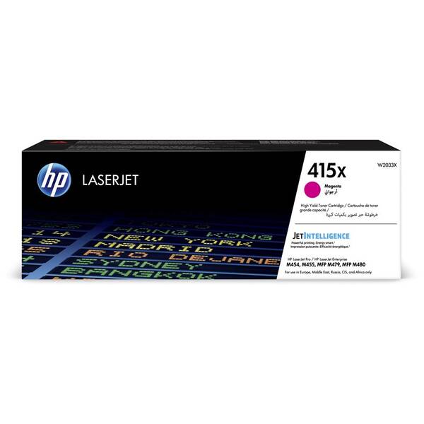 Toner HP 415X, 6 000 stran purpurový


