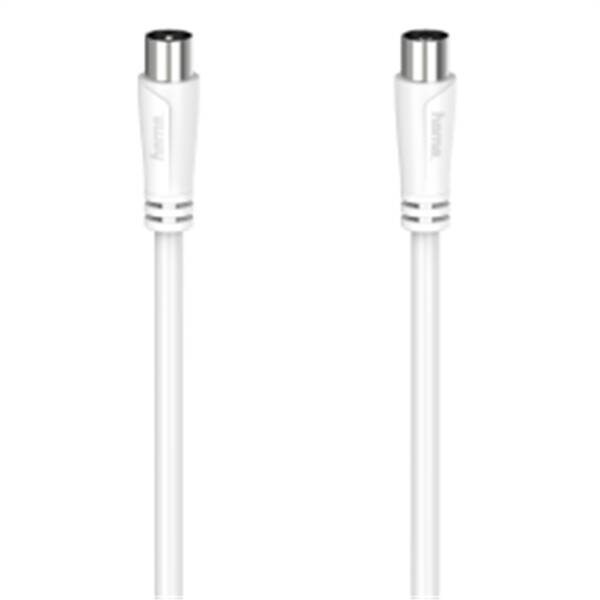 Koaxiální kabel Hama anténní, 90DB, 10m, bílý 

