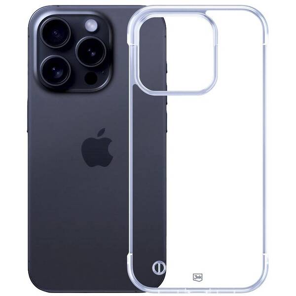 Kryt na mobil 3mk Just20g Clear Case na Apple iPhone 16 Pro Max průhledný

