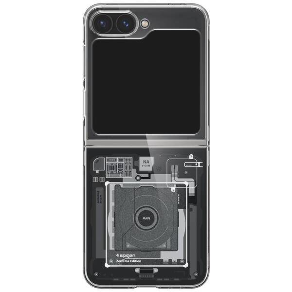 Kryt na mobil Spigen Air Skin Zero One na Samsung Galaxy Z Flip6/7 FE průhledný

