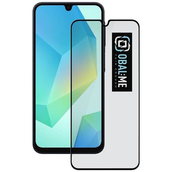 Tvrzené sklo Obal:Me 5D na Samsung Galaxy A16 4G/5G černé

