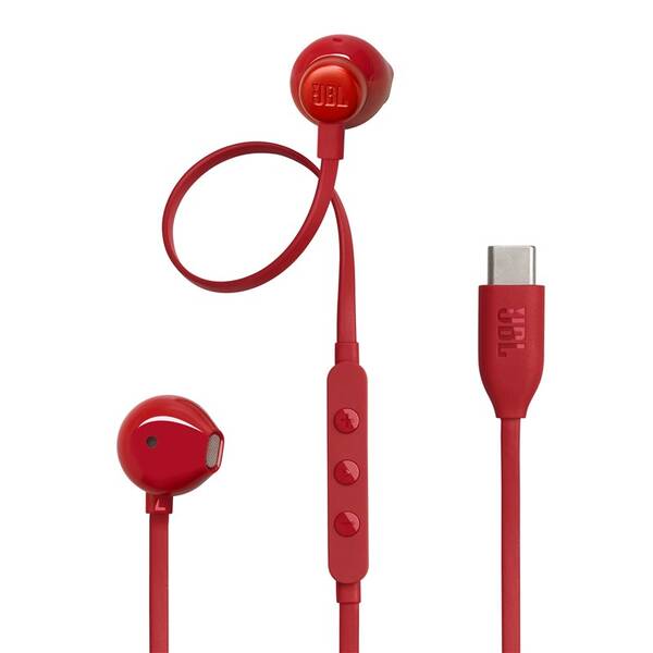 Sluchátka JBL Tune 305 USB-C červená

