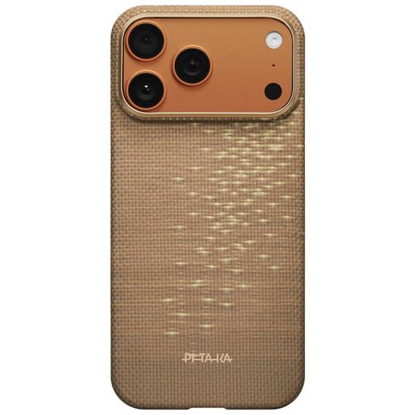 Kryt na mobil Pitaka Ultra-Slim Golden Glint na Apple iPhone 17 Pro zlatý

