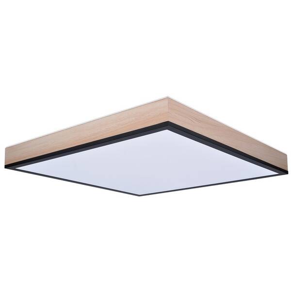 Stropní svítidlo Solight 3000 lm, 40 W, 45 cm, s dálkovým ovládáním dřevo
