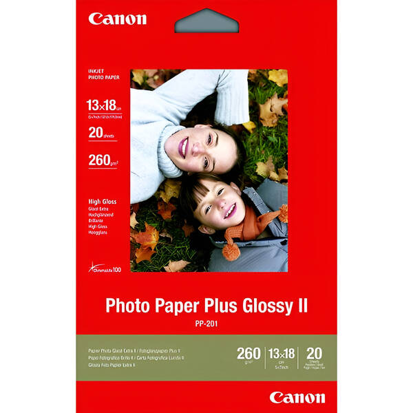 Fotopapír Canon PP201, 13x18 cm, 20 listů bílý

