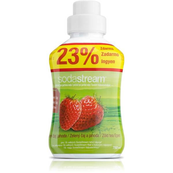 Příchuť pro perlivou vodu SodaStream Zelený čaj 750 ml 

