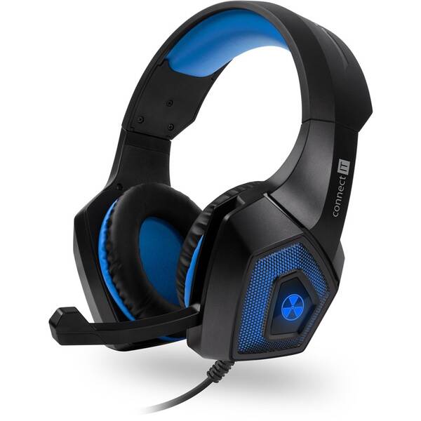Headset Connect IT Battle RNBW Edition 2 černý/modrý

