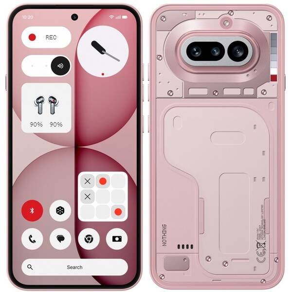 Mobilní telefon Nothing Phone (4a) 5G 12 GB / 256 GB růžový

