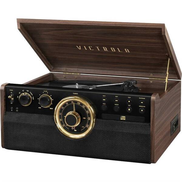 Gramofon Victrola VTA-270B Empire černý/hnědý

