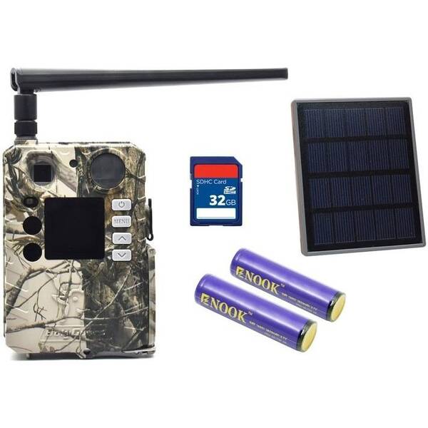 Fotopast BolyGuard BG310-MFP + solární panel + 2× baterie + 32GB SD karta maskáčová

