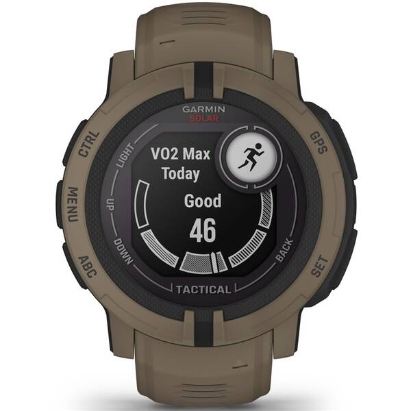 Chytré hodinky Garmin Instinct 2 Solar Tactical Edition - Coyote Tan 

