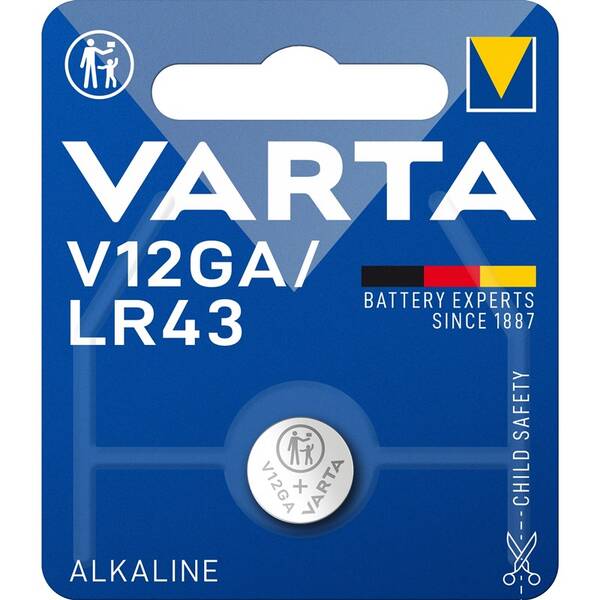 Baterie alkalická Varta Special V12GA/LR43, blistr 1 ks 

