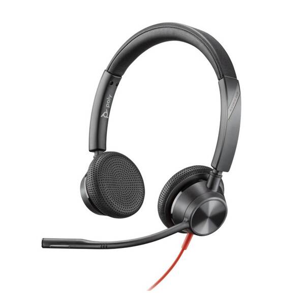 Headset HP Poly Blackwire 3325 Stereo Microsoft Teams černý

