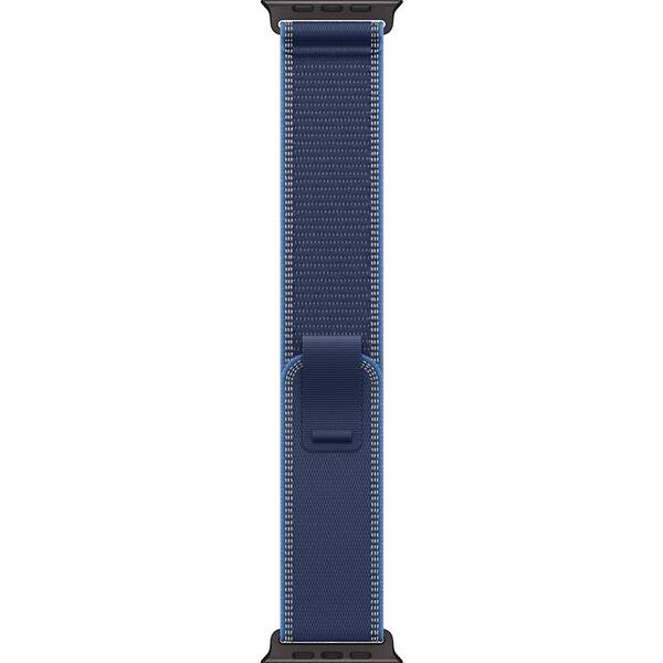 Řemínek Apple 49mm modrý/jasně modrý trailový tah – S/M – černý titan 


