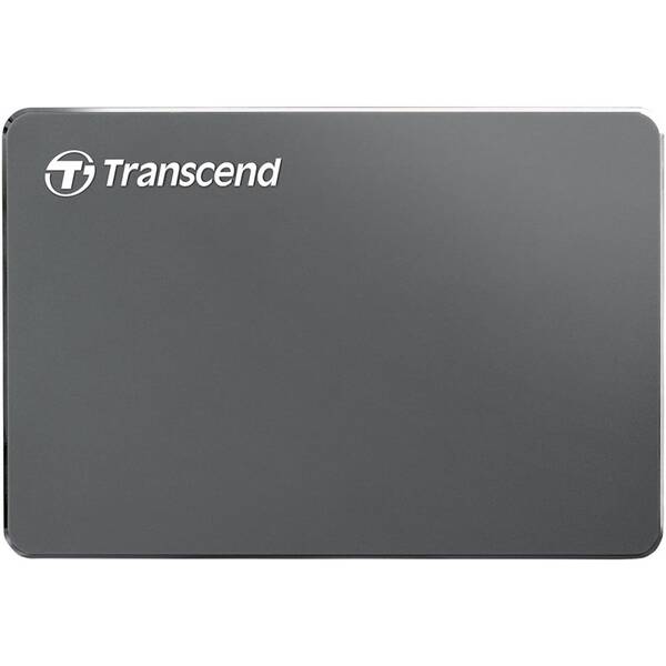 Externí pevný disk 2,5" Transcend 25C3N 2TB, USB 3.0 (3.1 Gen 1) šedý

