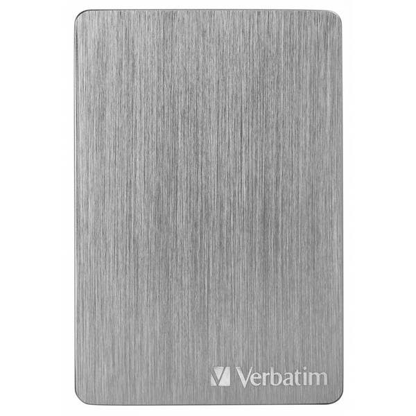 Externí pevný disk 2,5" Verbatim ALU Slim 1TB USB 3.2 šedá barva
