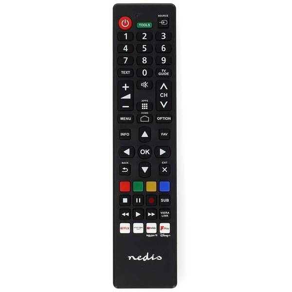 Dálkový ovladač Nedis kompatibilní se všemi televizory Panasonic černý

