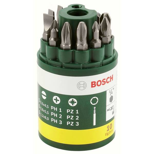 Sada bitů Bosch (10 ks) 

