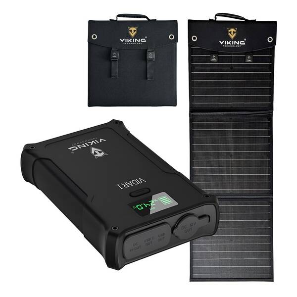 Powerbanka Viking Set VIDAR I a solární panel Viking L60 PD černá

