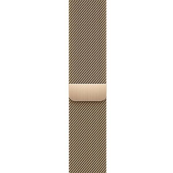 Řemínek Apple 41mm zlatý milánský tah 

