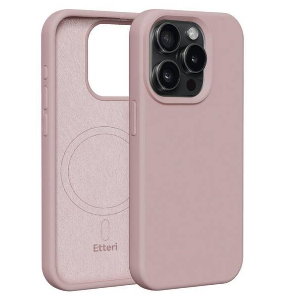 Kryt na mobil CPA Etteri Mag na Apple iPhone 15 Pro růžový

