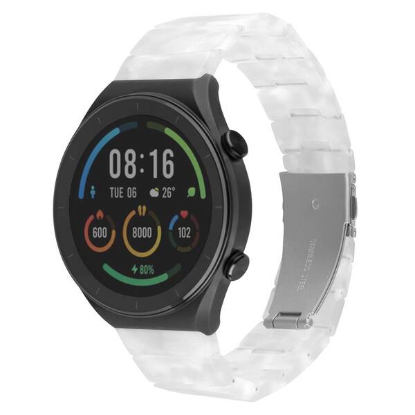 Řemínek FIXED Resin Strap s Quick Release 18mm bílý

