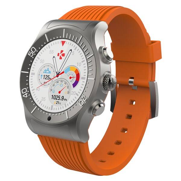 Chytré hodinky MyKronoz ZeSport oranžové/titanium

