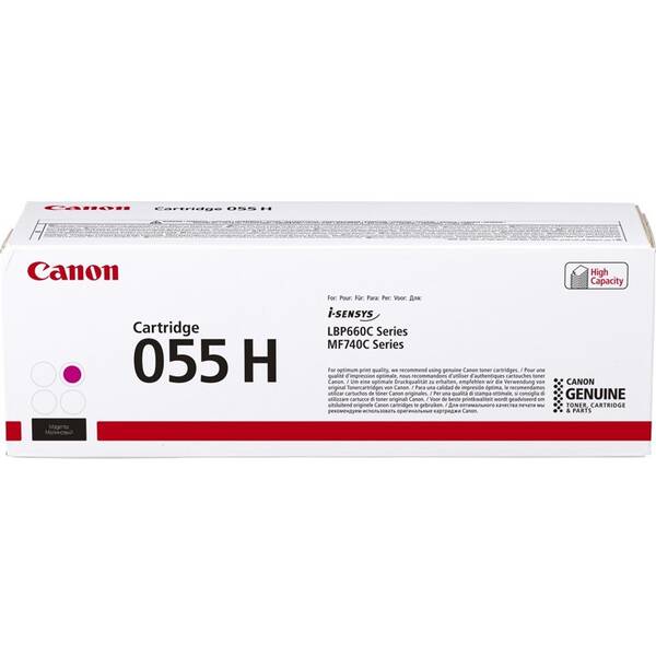 Toner Canon CRG 055 H, 5900 stran purpurový

