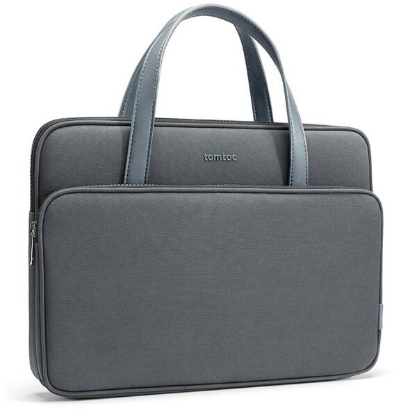 Brašna na notebook tomtoc Premium Briefcase na 14" MacBook Pro (2021) šedá

