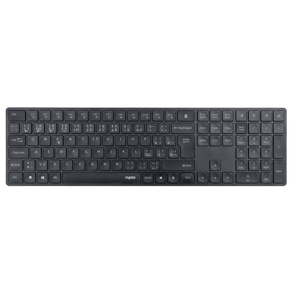 Klávesnice Rapoo E8020M multi-mode, CZ/SK layout černá

