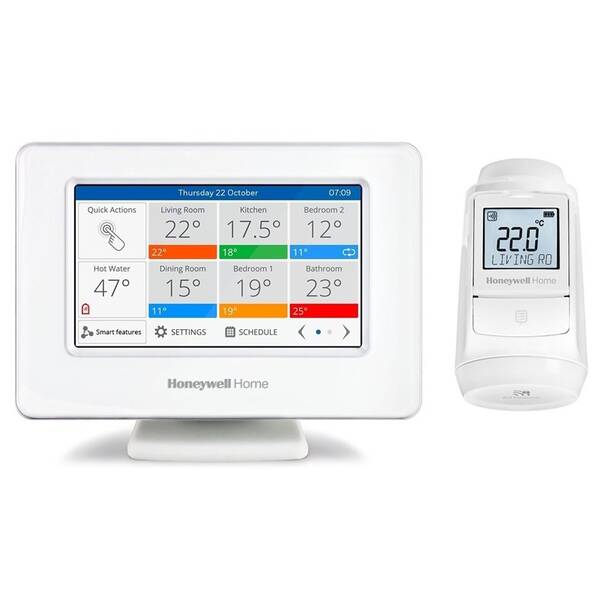 Kompletní sada Honeywell Home EvoHome EVO APARTMENT PLUS bílá

