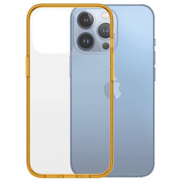 Kryt na mobil PanzerGlass ClearCaseColor na Apple iPhone 13 Pro oranžový/průhledný

