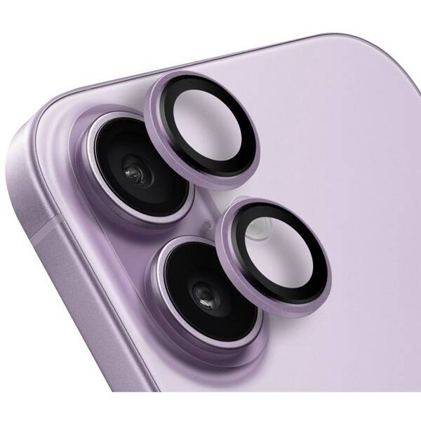 Ochranné sklo čočky fotoaparátu Obal:Me na Apple iPhone 17 fialové

