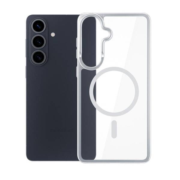 Kryt na mobil 3mk na Samsung Galaxy S26 Edge - Hardy LiqForce MagCase průhledný

