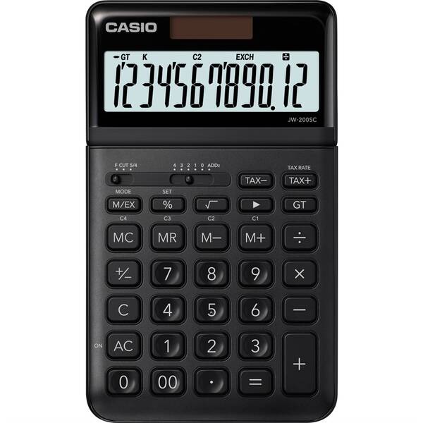 Kalkulačka Casio JW 200 SC BK černá

