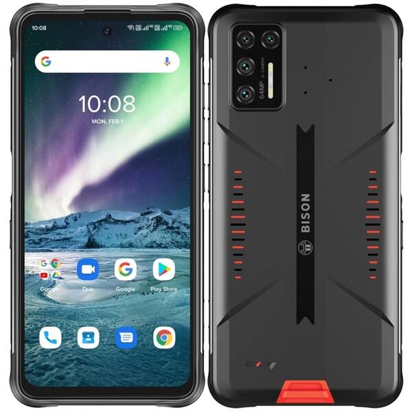 Mobilní telefon UMIDIGI Bison GT - ZÁNOVNÍ - 12 měsíců záruka oranžový

