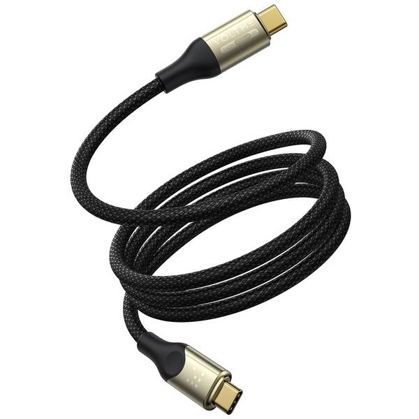Kabel Voltme Powerlink Utron Series USB-C/USB-C, CTC 5A/240W 2m černý

