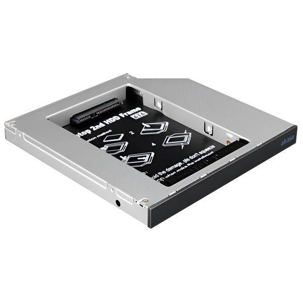 Adaptér AKASA pro 2,5'' HDD místo SATA mech. v NTB 

