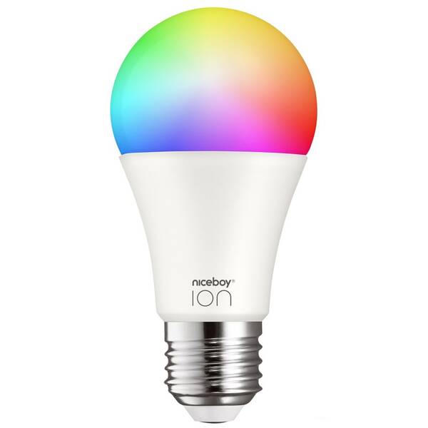 Chytrá žárovka Niceboy ION SmartBulb RGB E27, 9W 

