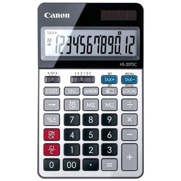 Kalkulačka Canon HS-20TSC šedá

