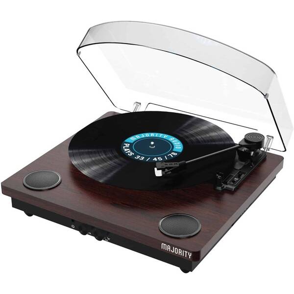 Gramofon Majority Moto Turntable hnědý

