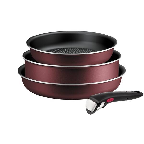 Sada nádobí Tefal L7249302, 4 ks vínová

