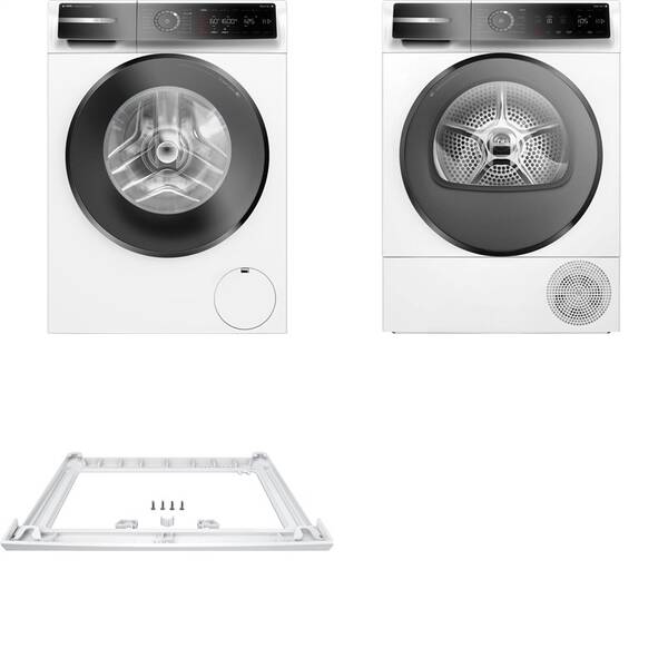 Set výrobků Bosch WGB256A0CS + WQB246DNCS + WTZ27510 bílý

