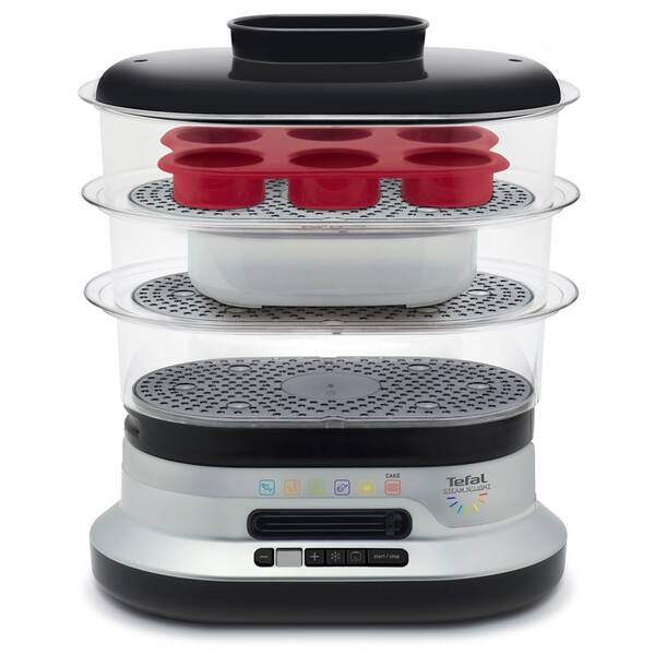 Hrnec parní Tefal VC300830 Steam N' Light černý

