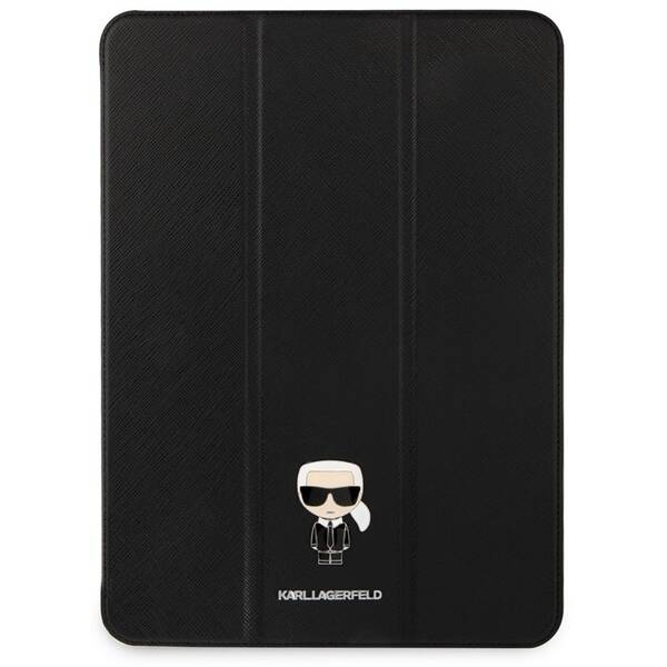 Pouzdro na tablet Karl Lagerfeld Metal Saffiano na Apple pro iPad Pro 12.9" černé

