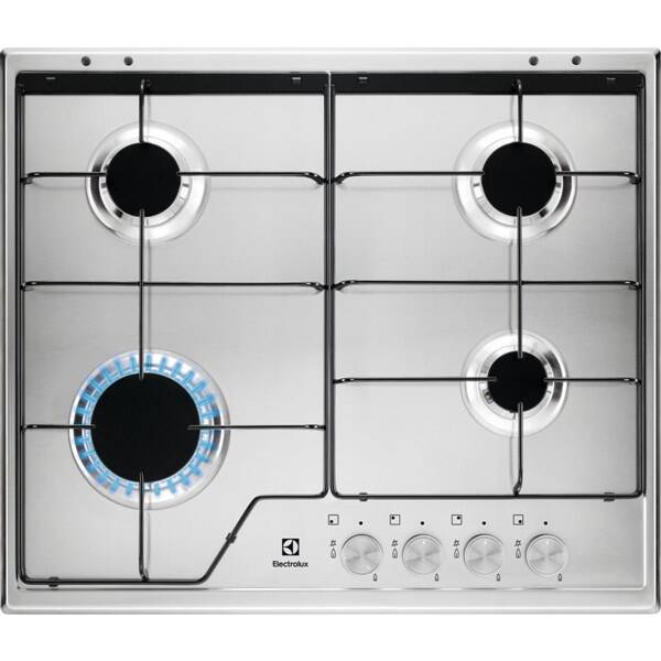 Plynová varná deska Electrolux KGS6424SX nerez

