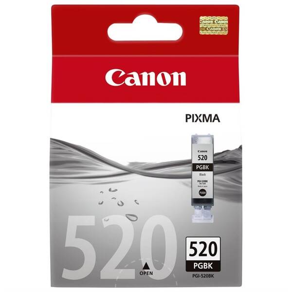 Inkoustová náplň Canon PGI-520Bk, 320 stran černá

