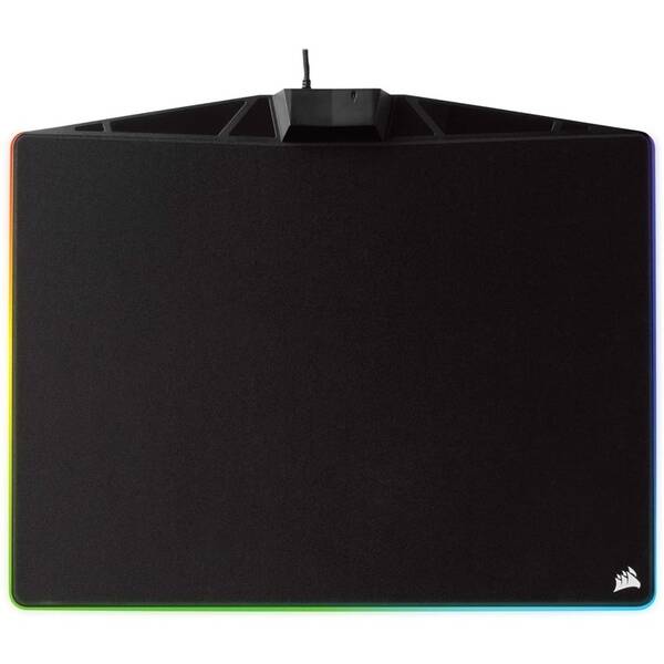 Podložka pod myš Corsair RGB Polaris Cloth 35 x 26 cm černá

