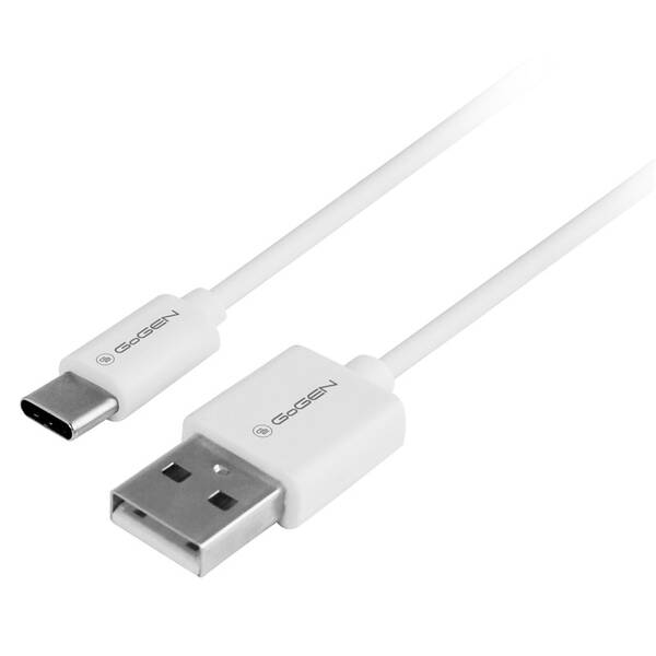 Kabel GoGEN USB / USB-C, 0,5m bílý

