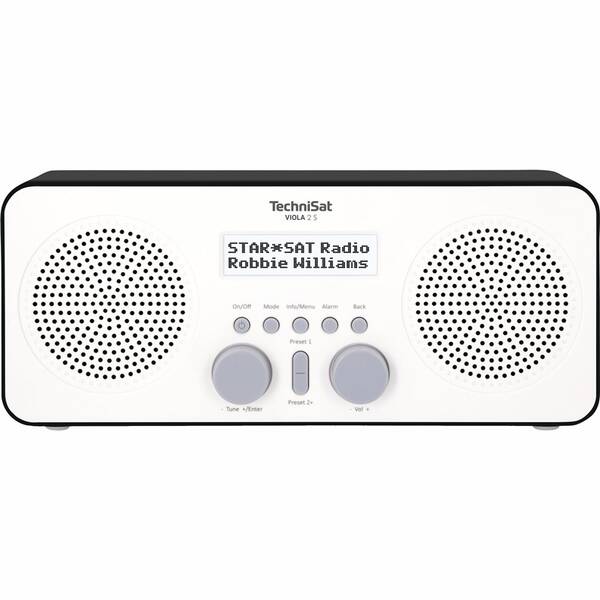 Radiopřijímač s DAB+ Technisat VIOLA 2 S černý/bílý

